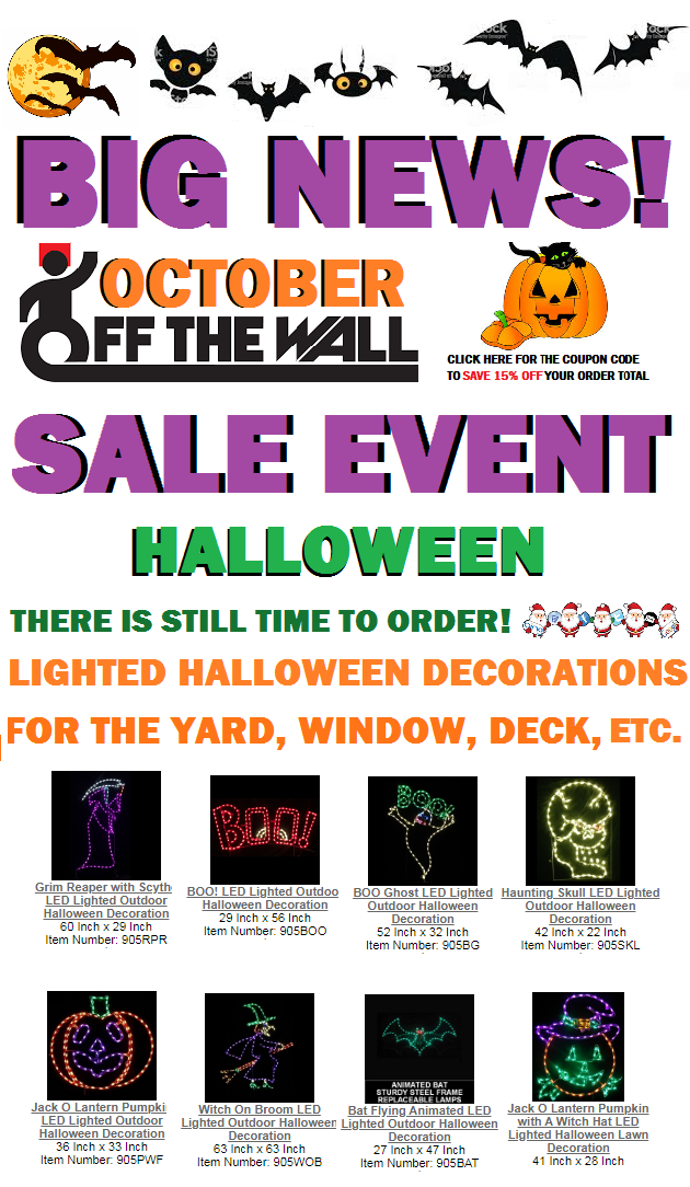 Outdoor Halloween Lights Decorations Sale Available For Immediate Delivery