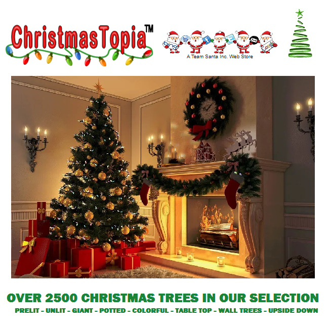 Lighted Christmas Trees Lights Decorations And Ornaments At The